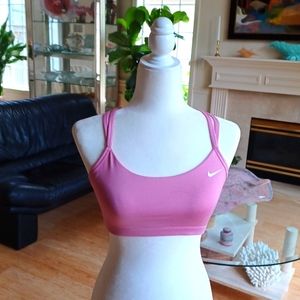Nike Pink Bra Top, very flattering NWOT